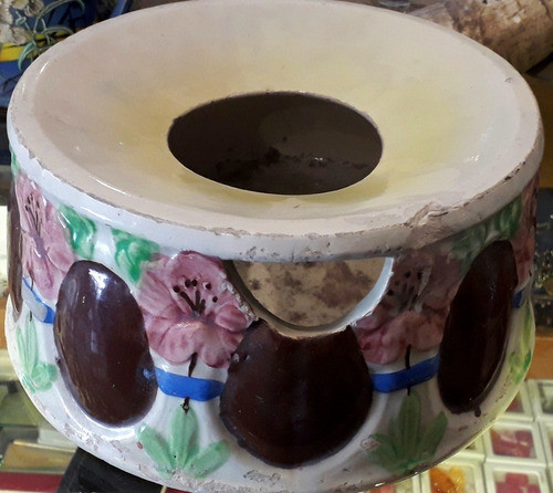 Antigua Salivadera Escupidera Losa Europea 1