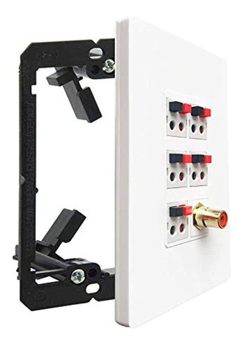 Placa De Pared De Altavoz Diytech Premium, 5 Altavoces, 1 Su 0