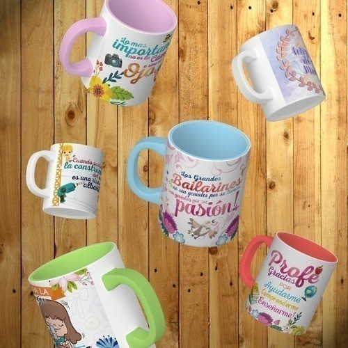 Plantillas Sublimación Tazas - Profesiones Y Mucho + 0