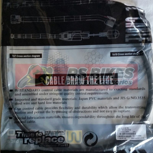 Cable Tripa De Velocimetro Honda Tornado - Xlr125 Rsbikes 0