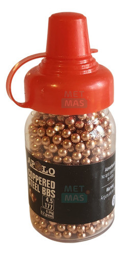 Balines Balin De Acero 4,5 Mm 0,34 Gr. - Botella X 1000 Un ! 1