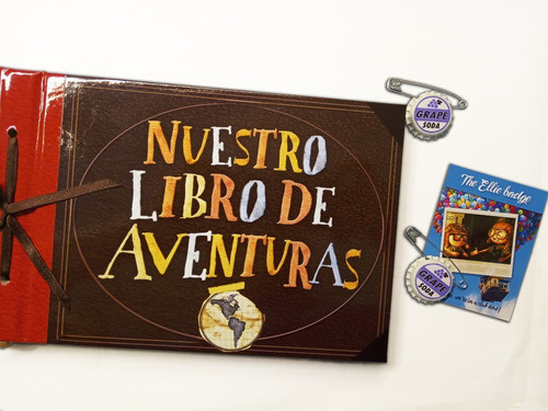 Libro De Aventuras Up Nombres Kraft Frase C/lap+insignias 0