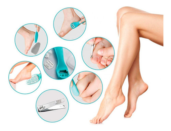 Set X8 Pies Callos Uñas Dureza Escofinas Garlopín Limas 0 Set X8 Pies Callos Uñas Dureza Escofinas Garlopín Limas 0