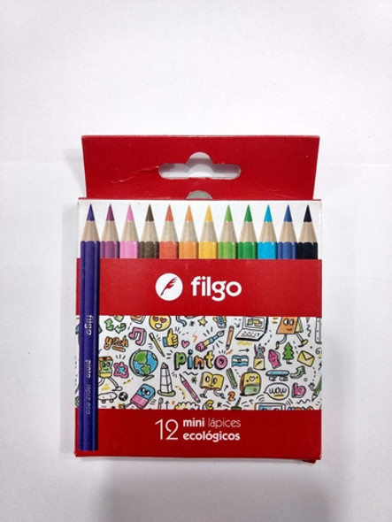 Lapiz Lapices De Colores Filgo X12 Cortos *pack X20 Cajitas* 0
