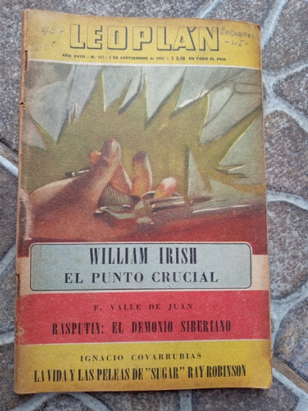 Leoplan N.437 3 Sept. 1952 El Punto Crucial William Irish 0