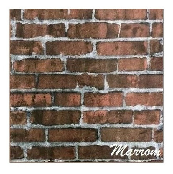 Tecido Jacquard Tijolo Marrom - 10m Comp X 2,80m Largura 0