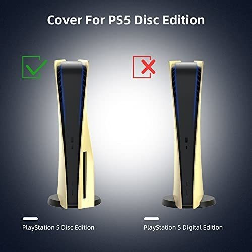 Repuesto Carcasa Para Playstation 5 Edicion Con Disco Dorado 1