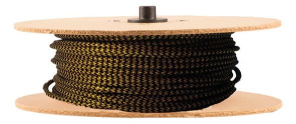 Cable De Tela Antiguo Color Negro Y Dorado Vintage X2mts ¡¡ 0
