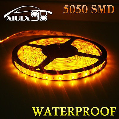 Ámbar/amarillo Impermeable 5050 Smd 300led 5m Tira Ligera Fl 1