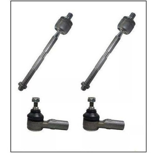 Kit Braço Axial  Terminal Direção Jac J5 2010 A 2016 1