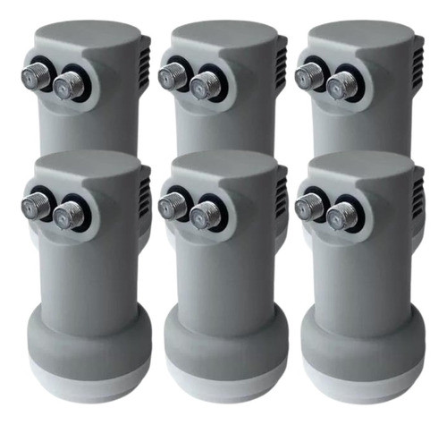 6 Unidades Lnb Duplo Universal  Ku Digital Hd  4k 0