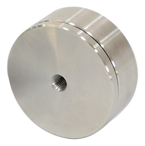 Base Giratória Mini De Inox 304  5cm Com Rosca M6 Rolamento 1