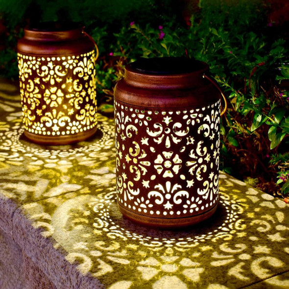 Linternas Solares, Grandes Luces Solares Colgantes De Metal, 1