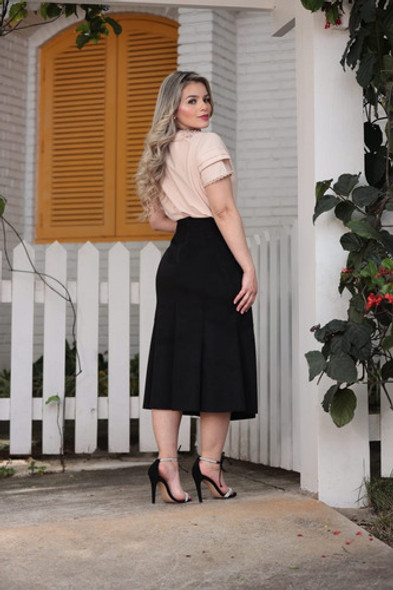 Saia Suede Moda Evangelica Modelo Sereia 1 Saia Suede Moda Evangelica Modelo Sereia 1