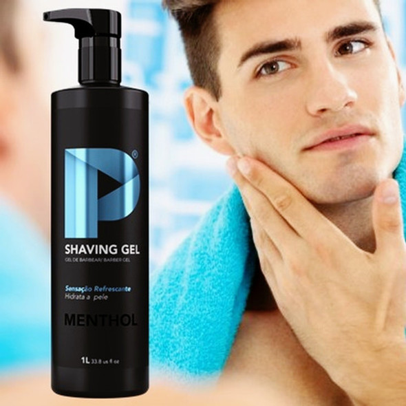 Shaving Gel De Barbear Play Menthol 1kg Premium Não Resseca 1