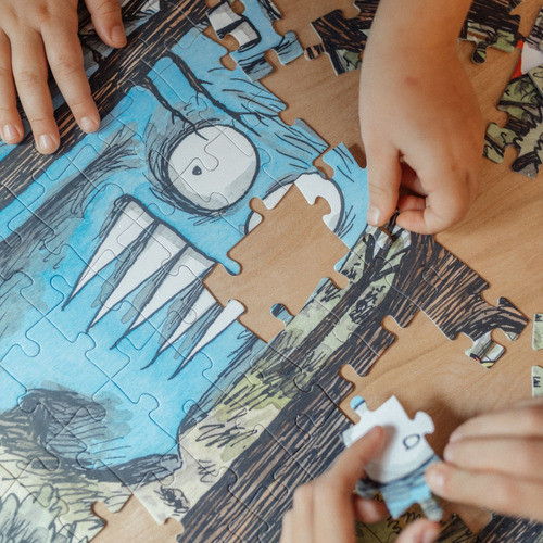 Puzzle Rompecabezas 100 Piezas Olga En El Bosque Monoblock 1