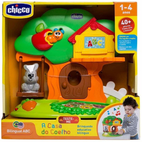 Brinquedo A Casa Do Coelho Bilingue Eletronica Chicco 0
