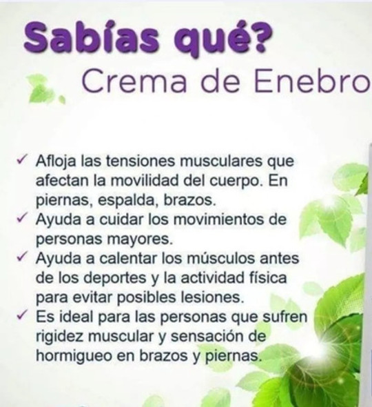 Crema De Enebro De 25 Grs Dolor Muscular Contractura Sjust 1