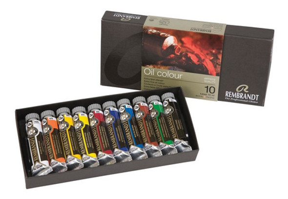 Estojo Oleo Talens Rembrandt 10 Cores 0