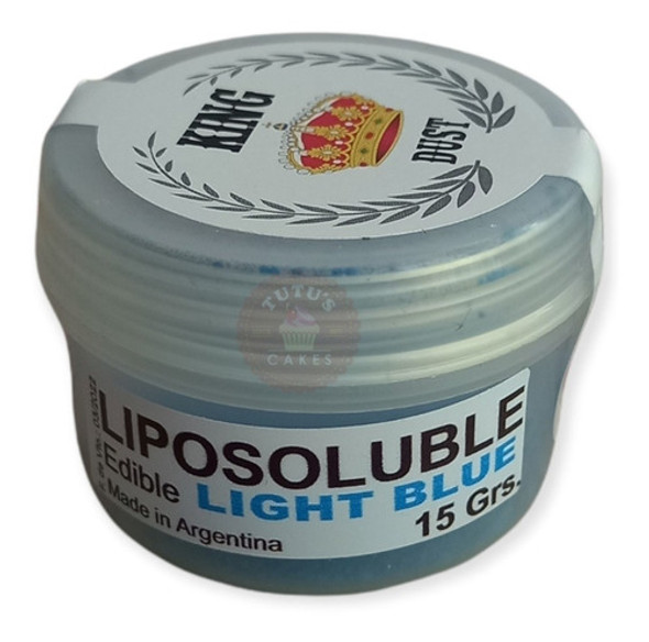 Colorante Liposoluble Polvo Comestible Celeste Kingdust 15gr 0 Colorante Liposoluble Polvo Comestible Celeste Kingdust 15gr 0