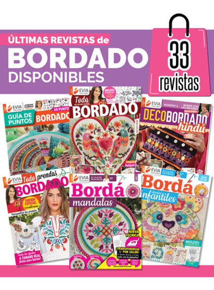 Pack Últimas Revistas / Todo Bordado / 33 Revistas Evia 0