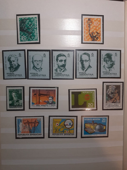 Filatelia Lote 29 Estampillas Mint Año 1969 Argentina 0