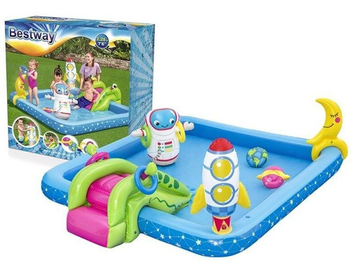 Inflable Bestway Playcenter Astronauta 228 X206 X84 Cm 53126 0