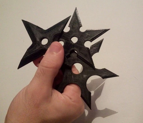 Shuriken Practica - Estrella Ninjutsu Varias Plastico 1
