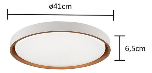 Plafon Redondo Modaza Olimpo Com 3 Temperatura 41 Cm 1