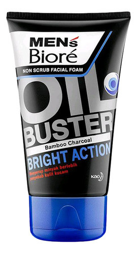 Sabonete Limpeza Facial Bioré Oil Buster Bright Action 100g 0