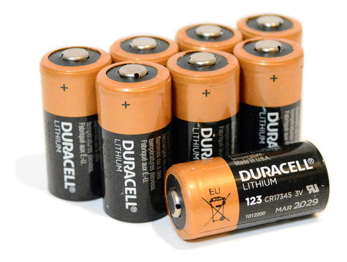 Dl123a Duracell Ultra Litio 8 Bateras-cr123a 0