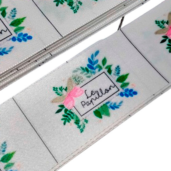 100 Etiquetas De Tela Color - Textil Logos Marca - 20mm 0 100 Etiquetas De Tela Color - Textil Logos Marca - 20mm 0