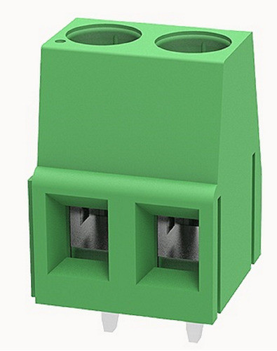 Degson Dg128 Borne Verde 2p 10a Paso 5mm Pack X 10 Unid. 0