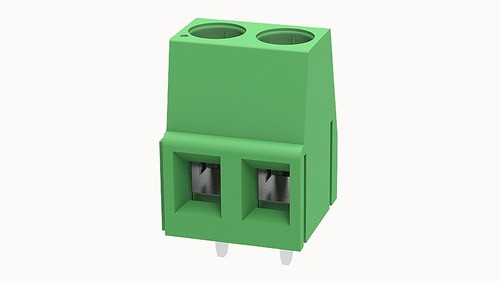 Degson Dg128 Borne Verde 2p 10a Paso 5mm Pack X 10 Unid. 1