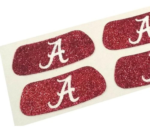 Alabama Crimson Tide Ncaa Glitter Eye Black Strips, Perfecto 0