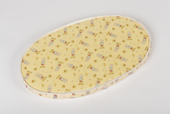 Colchon Para Moises Almohadon 75x40x6 Arco Iris El Mejor 1