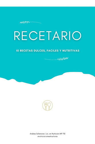 Libro De Recetas Saludable Digital- By Nutricionista 0
