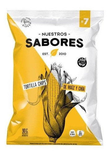Chips Tortilla De Maiz  Sal Marina Nuestros Sabores X 80gr 0