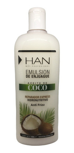 Crema De Enjuague Con Aceite De Coco Han 500 Ml 0