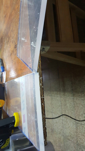 Placa Acrilico Transparente 10 Cmx 10 Cm X 10mm Simil Vidrio 0