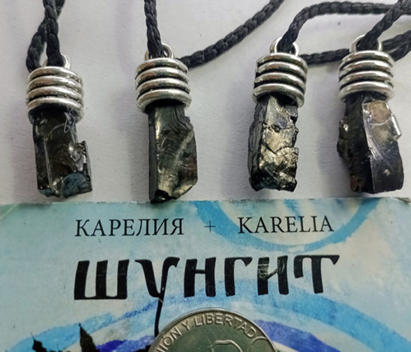Shungita Pura Elite 99% Piedra Sanadora Karelia El Dije 0