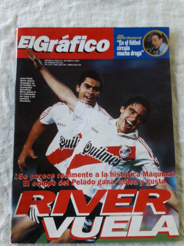 Revista El Grafico N° 4021 Año 1996 Riven Juan Pablo Sorin 0