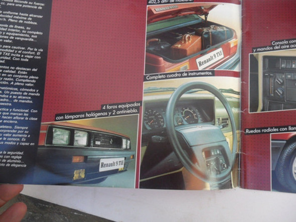 Folleto Renault 9 Txe Gtl Antiguo No Manual Auto Clasico 1 Folleto Renault 9 Txe Gtl Antiguo No Manual Auto Clasico 1