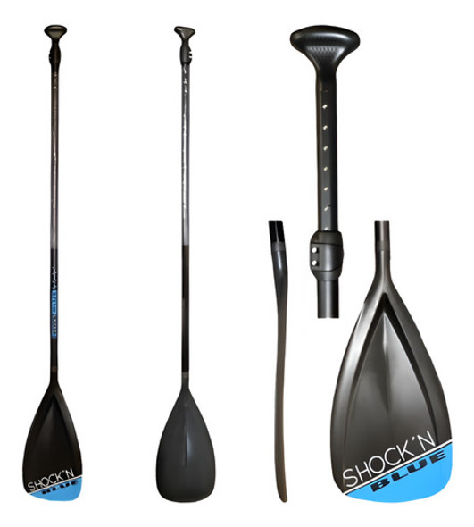 Remo Stand Up Paddle Sup Regulable Importado Shock'n Blue 0