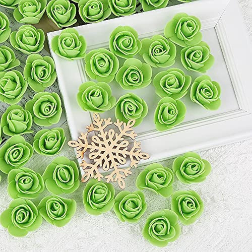 500pcs Mini Cabezas De Rosas De Flores Artificiales, Insunsi 1