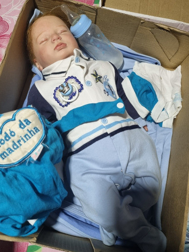 Bebê Reborn Semi Novo Com Acessórios E Realista 1