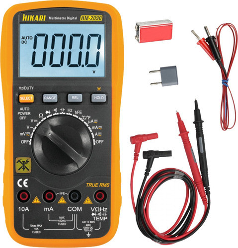 Multímetro Digital Profissional True Rms Hm-2090 Hikari Nf 0