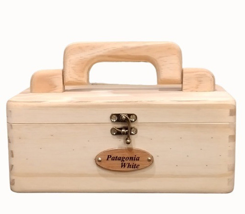 Cajas De Madera Con Bisagras, Cierre Metalico 25x15x10 Alto 0