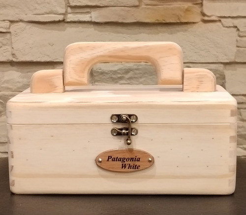 Cajas De Madera Con Bisagras, Cierre Metalico 25x15x10 Alto 1