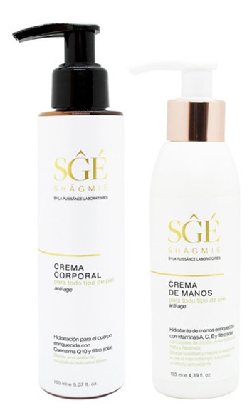 Shagmie Anti Age Crema Corporal + Crema De Manos Hidratante 0 Shagmie Anti Age Crema Corporal + Crema De Manos Hidratante 0